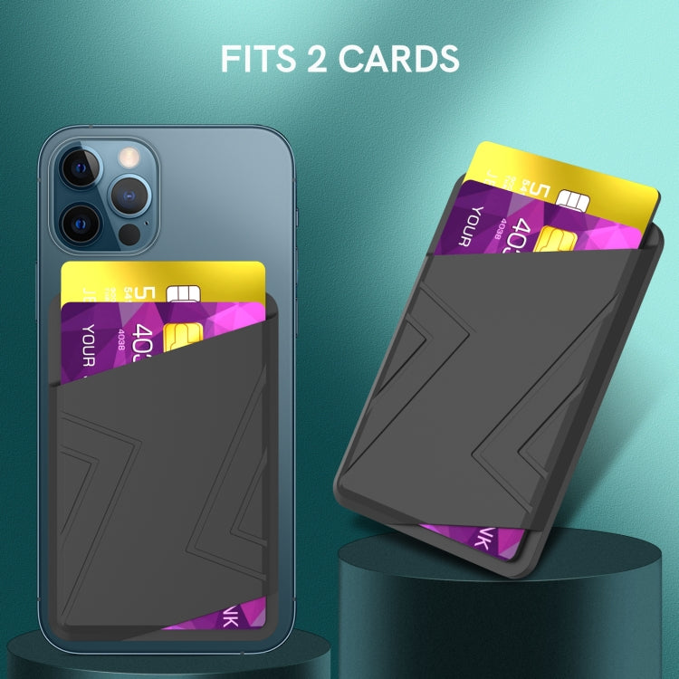 For IPhone 12 / 13 / 14 Series AhaStyle PT133-C Silicone Magnetic Card Case, Magnetic